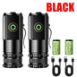 High Quality 3*SST20 LED Flashlight 18350 Super Bright Torch Rechargeable USB Light Waterproof with CAP CLIP for Hiking Camping
