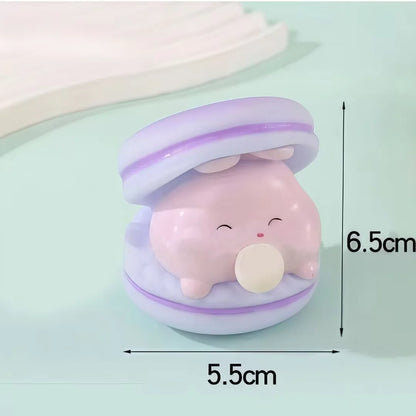 Animal Spit Bubble Burger Squishy Cute Cartoon Anti-stress Relief Squishy Fidget Sensory Toy Funny Vent Squeeze Toy &Desk Decor