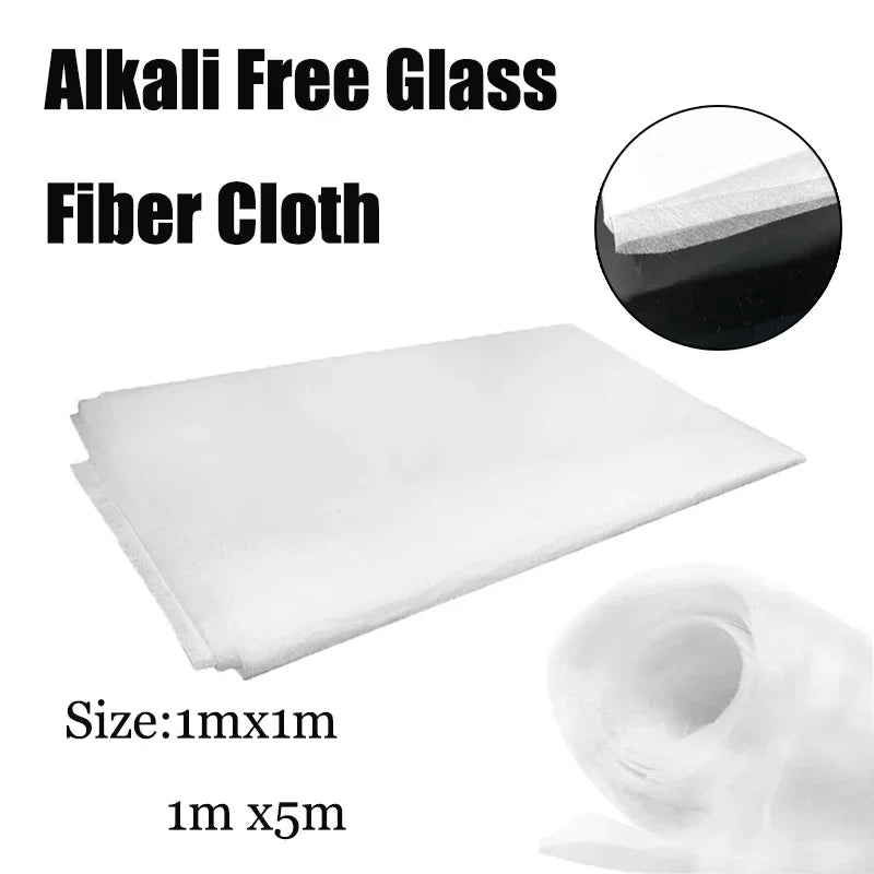 1m/5m Fiberglass Ma, Alkali-Free Chopped Strand Fiber Cloth for GRP Resin, DIY & Fabric Reinforcement