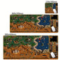 Gaming Laptops Keyboard Mat Desk Protector Gamer Mats Anime Heroes of Might and Magic 3 Map Deskmat Laptop Accessories Mouse Pad