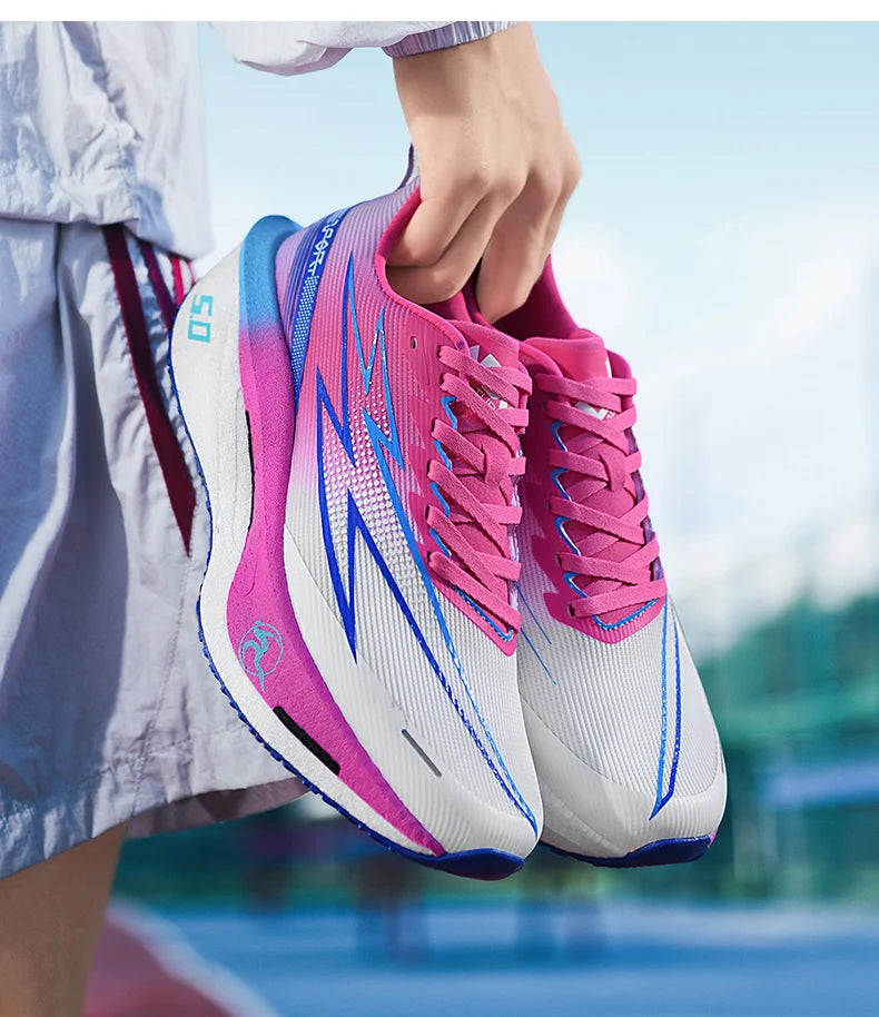 Running Shoes Original Man Carbon Plate Marathon Sports Shoes Cushion Lightweight Woman Comfortable Athletic Speciality Sneakers