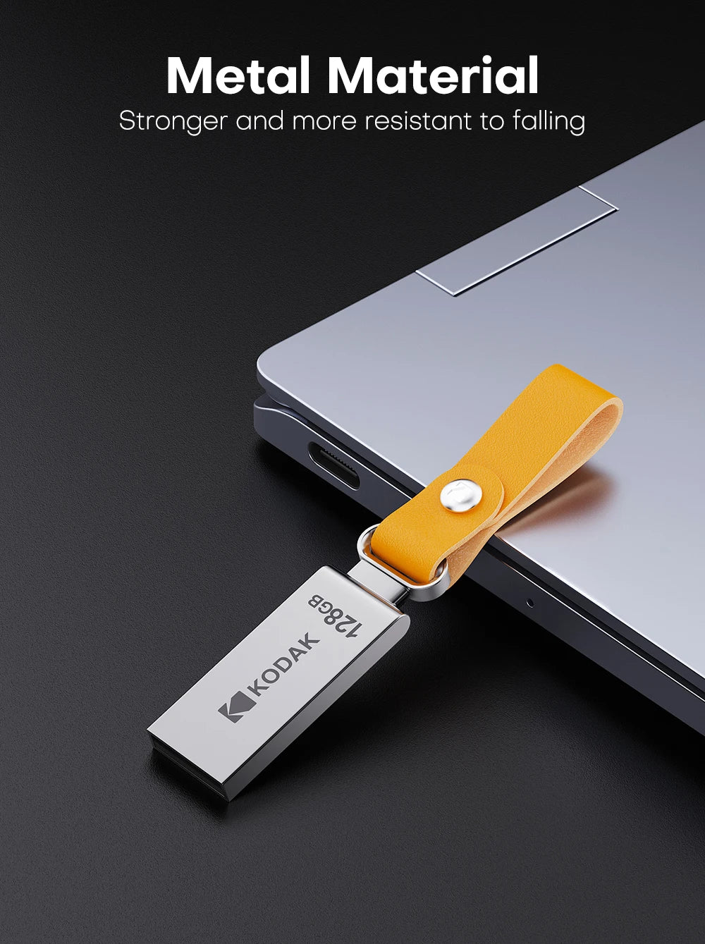 KODAK K122 Mini Metalowy Pendrive USB 2.0 32GB 64GB 128GB Pamięć Flash Plug & Play Mały Kompaktowy Dysk do Laptopa PC Samochodu