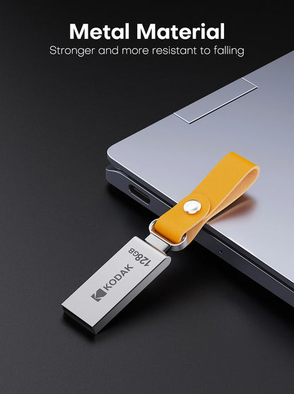 KODAK K122 Mini Metalowy Pendrive USB 2.0 32GB 64GB 128GB Pamięć Flash Plug & Play Mały Kompaktowy Dysk do Laptopa PC Samochodu