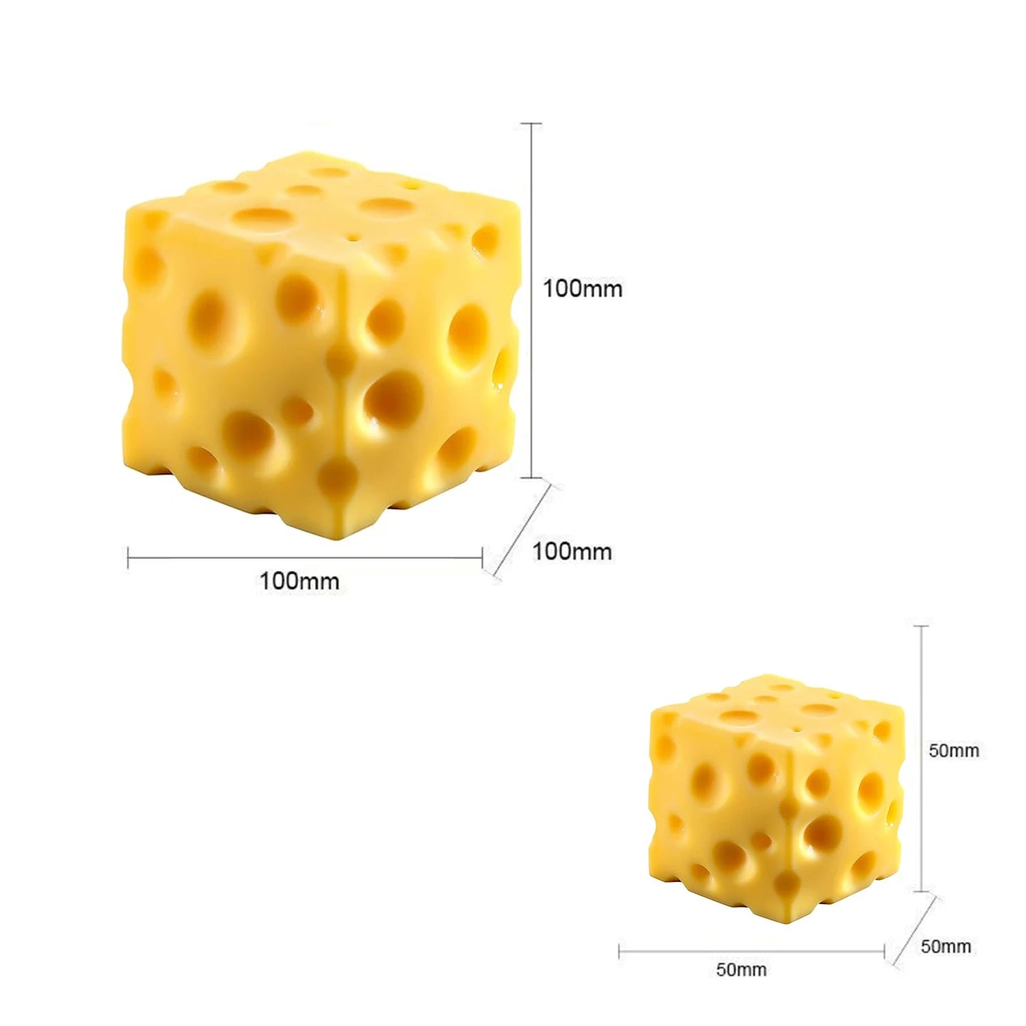 Simulate Cheese Squeeze Toy Slow Rebound Pinching Office Decompression Slow Rebound Cheese Pinching Ornament Relax Decompress