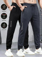 2-Piece Summer Breathable Ultra Thin Men's Stretchy Sweatpants Casual Joggers For Workout Outdoor Wear