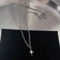 Y2K Flail Fire Heart Teeth Pendant Necklace for Women Men Charm Necklace Grunge Punk Fashion Jewelry ﻿
