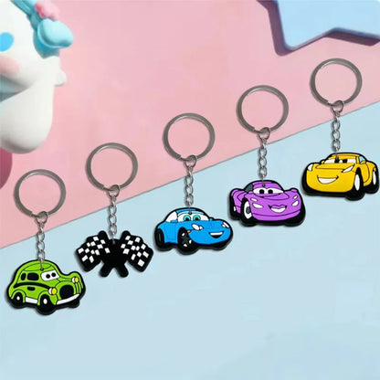 Car Theme Keychains Racing Car Party Favor Gift Goodie Bag Fillers Wristbands Carnival Reward Party Decoration Supplie Gift