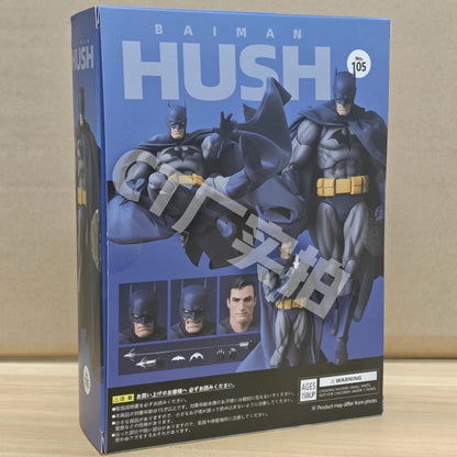 CT Toys Batman Mafex 126 Blue Action Figure 1/6 Scale DC Batman SHF Anime Collectible Figurine for Kids And Collectors Xmas Gift
