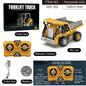 2026New Full-Scale Mini Excavator Tipper Truck 1:64 Remote Control Engineering Vehicle Mini Forklift Birthday Gift Toy RC Trucks