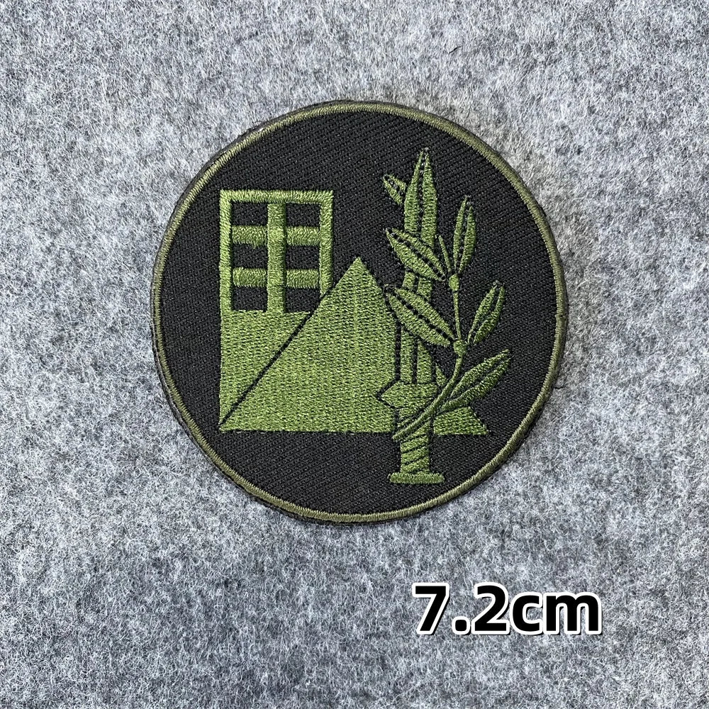 Israeli Army Forces Flag Tactical Patch for Clothes Hook&Loop Embroidery Morale Badge Paramedic Israel Outdoor Backpack Sticker