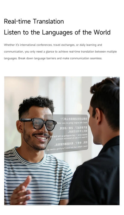 Xiaomi AI Smart Glasses 8K HD Camera LED light Translation Dialogue Meeting Video Record Outdoor Sports Sunglasses 2026 New