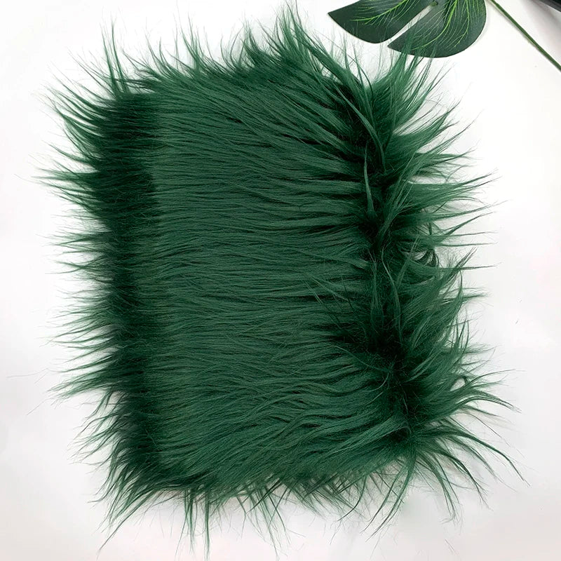 8cm Pile Length Imitation Fur Fabric Diy Cosplay Clothing Hairy Fur Fabric Bundle Long Hair Plush Fabrics By Meters Liquidations
