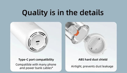 Original NEW MIJIA Portable Handheld Vacuum Cleaner For Home Car Mini Wireless Dust Catcher Collector 13000PA Cyclone Suction CN