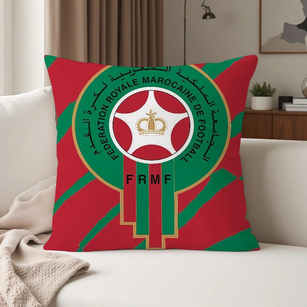 Luxury Morocco Flag Pillow Case Suitable For Bedrooms Living Rooms Cars Home Decoration