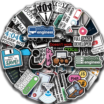 50PCS of Cute MEME Stickers DIY Diary Laptop Luggage Skateboard Graffiti Decals Fun Classic Toys