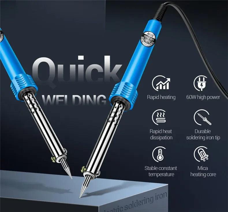 ANENG SL402 Electric Soldering Irons 220/110V Welding Repair Mica Heating Core 30/40/60W Temperature Adjustable Solder Tip Tools