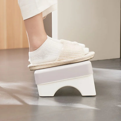 Ergonomic PP Footrest for Office Desk - Under Desk Foot Rest for Work, Sofa & Study, Comfortable Space-Saving Design