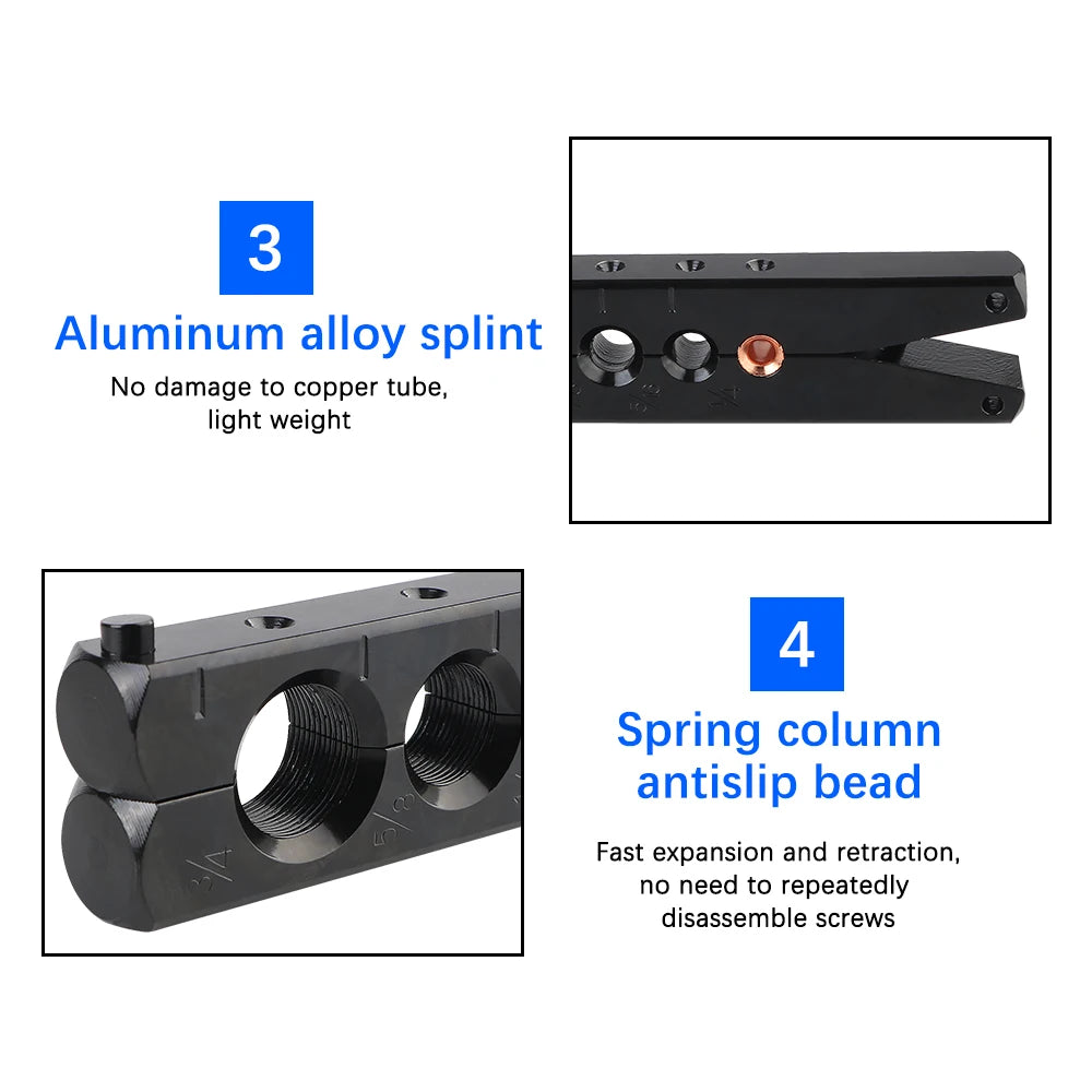 Reamer Flaring Tool Copper Pipe Flaring Tool Copper Tube Expander Eccentric Tube Expander Tool Maintenance Refrigeration Tools