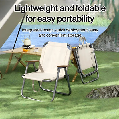 Picnic Beach Folding Chair, Ultra-Lightweight Portable Camping Fishing Seat, Outdoor Compact Durable Chair,Comfortable Practical