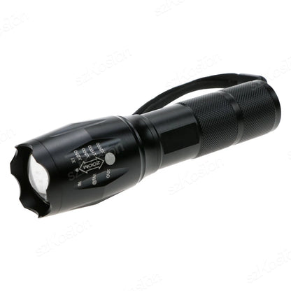 High Power LED Flashlights Camping Torch Multifunctional Aluminum Alloy Zoomable Light Waterproof Need 18650 Lithium batteries