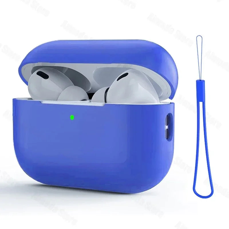 Dla AirPods Pro 2 Etui Płynny Silikon Pokrowiec Na AirPods 3 Pro 2 Etui Miękkie Słuchawki Ochronne Funda dla AirPod Pro 2 Pro2 Pokrowiec