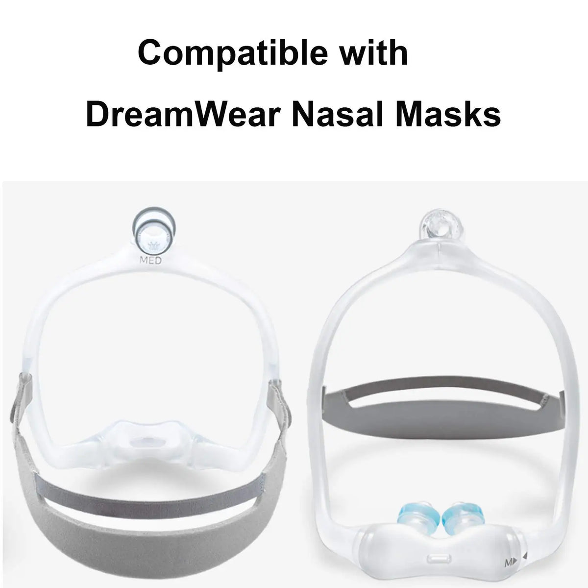 2-Pack Replacement CPAP Headgear Only for Compatible with DreamWear Nasal Mask or Dreamwear Gel