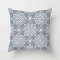 European Gray Pillowcase Geometric Pillow Cover Sofa Cushion Cover Garden Throw Pillows Hotel Outdoor Cushions car Chair 45X45cm