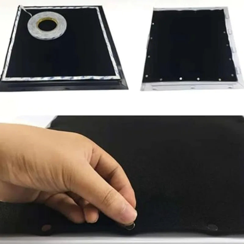 DIY Computer Dust Filter Mesh 500*400*3mm/5mm PC Case Fan Cooler Dustproof Cover Sponge Black Dust Filter Case Dustproof Cover