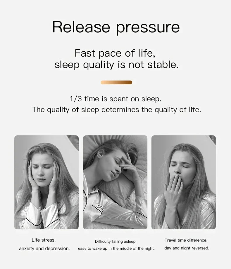 Smart Sleep Instrument Anxiety Relief Neuro Sleep Nerves Insomnia Soothe Device Pulse Stimulation Hand Held Sleeping Aid Device