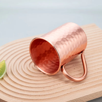 100% Copper Moscow Mule Mug 1/2/3/4PCS Durable Coppery Beer Mugs Coffee Mug Milk Cup Pure Copper Bar Cup Drinkware