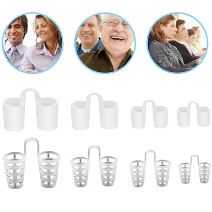 Anti Snoring Sleep Nose Clip Snore Stop Aid Nasal Dilators Device Congestion Aid No Strips Cones Sleeping Aid Device