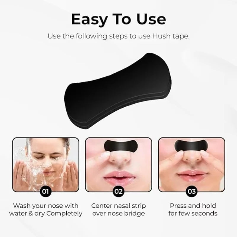 30/60/90/120 Pcs Nasal Breathing Strips Stop Snore Anti Snoring Patches Easier Breathe Nasal Strips Improve Sleeping Aid Decive