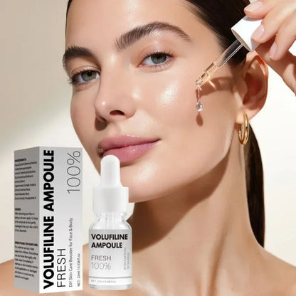 100% Pure Volufiline Plumping Ampoule Serum, Skin Care Essential for Facial Volume & Even Skin Tone, Fast-Absorbing Hydrating