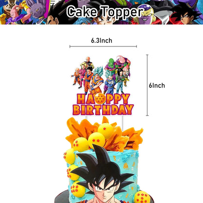 Anime Dragon Ball Party Favors Seal Stamps Slap Bracelets Stickers Gifts Bag Goodie Bag Fillers Birthday Party Gifts Wedding