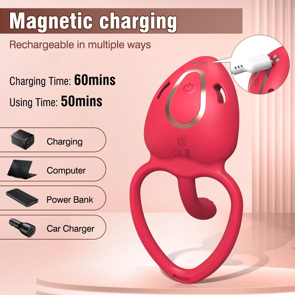 Wearable Panty Vibrator Female 10 Vibration with Wireless Control Vibrating Penis Ring Clitoral Stimulator Adult Sexy Toys