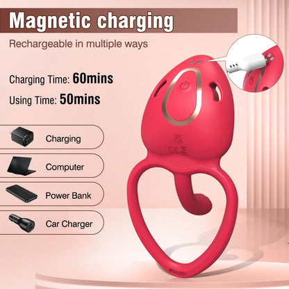 Wearable Panty Vibrator Female 10 Vibration with Wireless Control Vibrating Penis Ring Clitoral Stimulator Adult Sexy Toys
