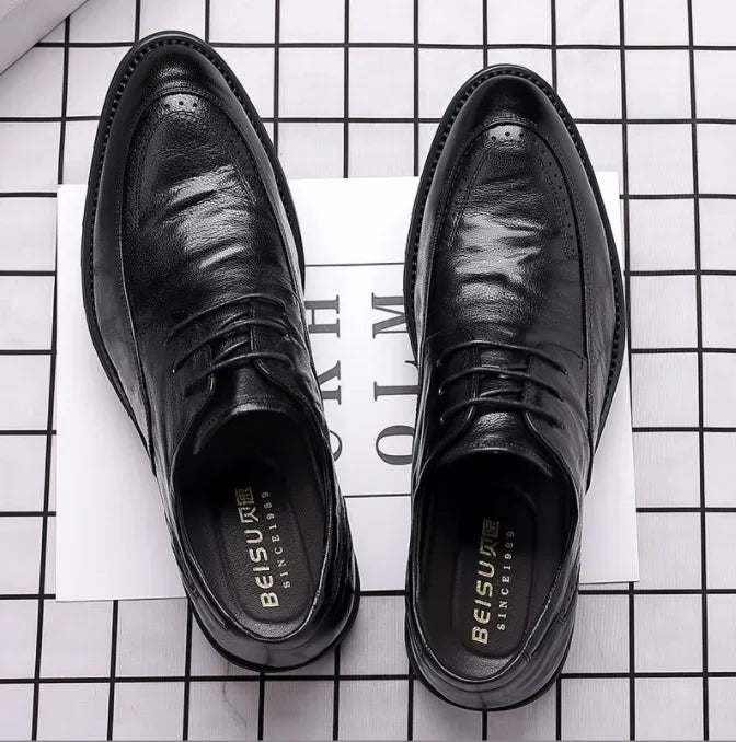 Dress Shoes for Men Shoes Male Genuine Leather Business Formal Oxfords Footwear Man High Quality Leather Loafers Zapatos Hombre