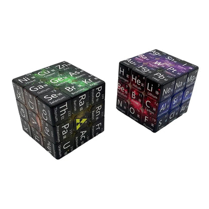 3x3x3 Magic Cube Student Periodic Table of Chemical Elements Mathematical Formula Knowledge Learning Magico Cubo 3x3 Game Toy
