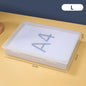 Document Organizer Organized Storage Box Simplicity Certificate File Container Dust Proof A4 Organizing Box Dropshipping