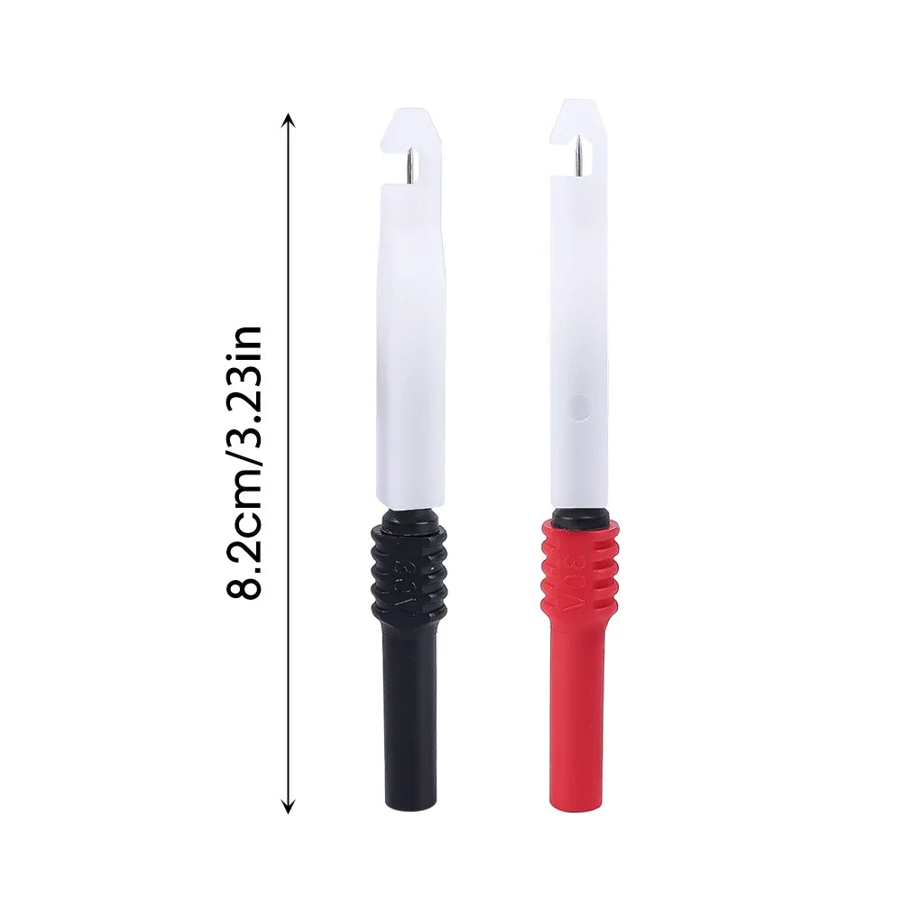 30V Diagnostic Tools Multimeter Test Lead Extention Back Piercing Needle Tip Probes Autotools Automotive Kit Machine 0.7MM