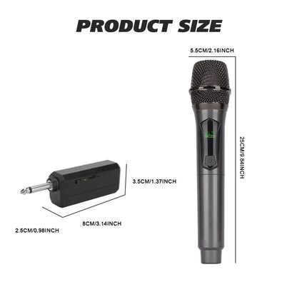 LMBGM W7 2.4G wireless charging handheld microphone system with long battery life for churches, karaoke, outdoor performances
