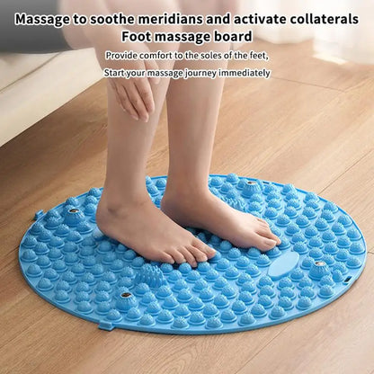 [TG823]Pressure Point Pads Board Foot Massage Acupressure Mat Foot Reflexology Walking Toe Plate Magnetic Acupressure Disc Care