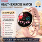 2026 New Women's Health Care Smartwatch ECG Blood Pressure Uric Acid Blood Lipids Sports IP68K Bluetooth call Fashion Smartwatch