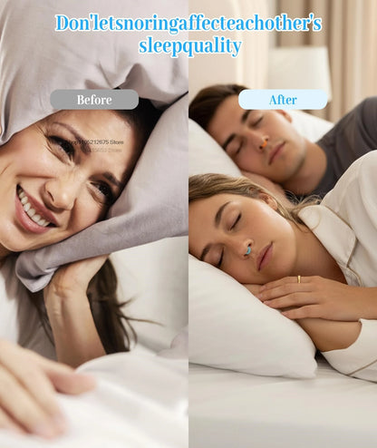 Silicone Elastic Nose Clip Stop Snoring Device Anti-Snoring Supplies for Better Sleep