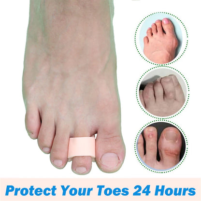 Pexmen 2Pcs Hammertoe Corrector Soft Gel Toe Straighteners Realign Bent Claw Hammer Toes Toe Corrector for Men and Women