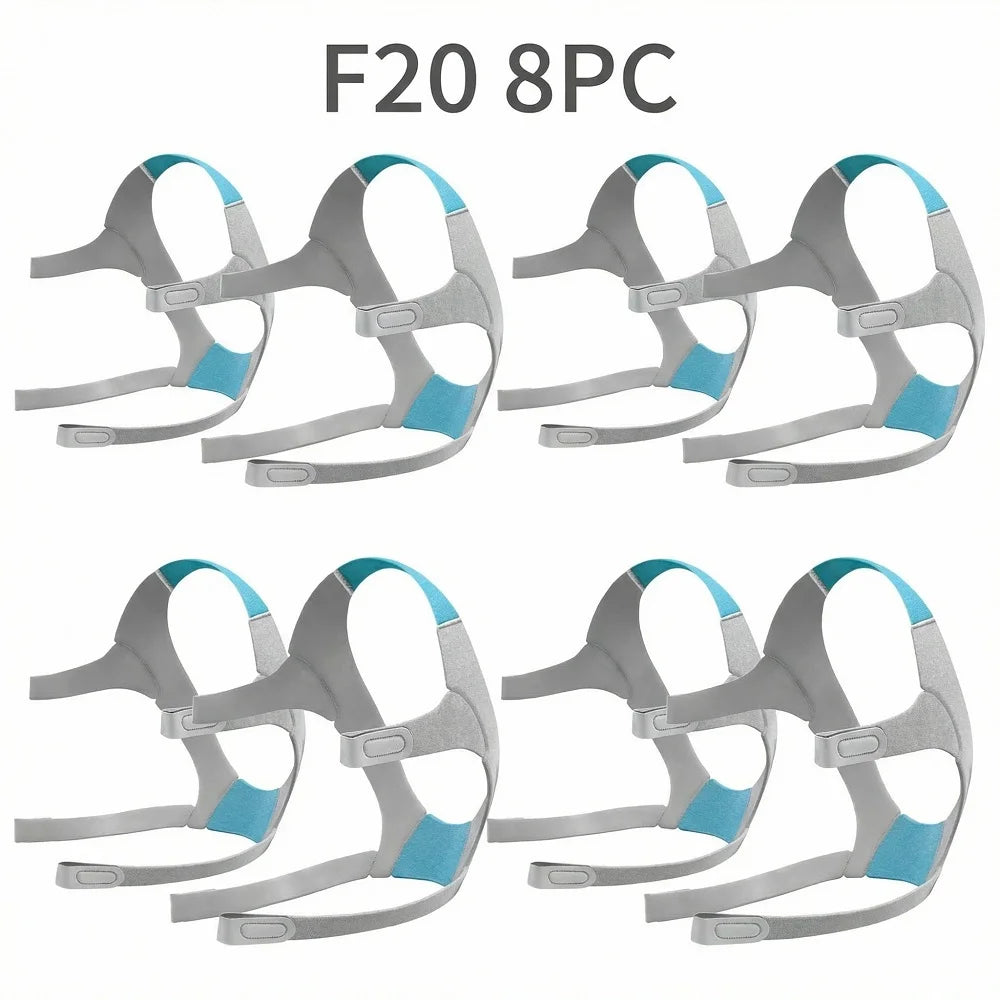 2/4/6/8/10pcs F20 Headgear Medium Replacement CPAP Mask Headgear Strap CPAP Supplies for Airfit/AirTouch F20 (Without Mask)
