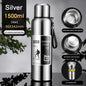 Large Capacity Cold & Hot Thermos Tumbler, Stainless Steel Insulated Water Bottle, Tea Coffee Flask Pot Travel Mug