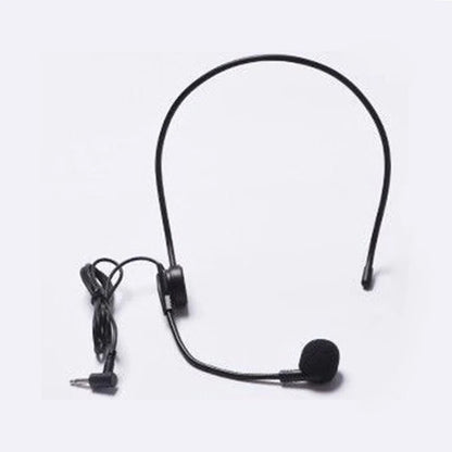 Professional Head Mounted Wired Microphone for Speaker Megaphone Tour Guide Conference Teacher Hanging Mic Stage Performance 3.5