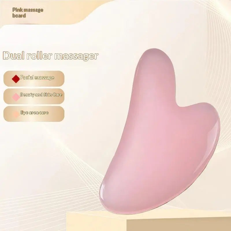 Q Natural Ox Horn Gua Sha Massage Tool Set Skin Lifting Effect Smooth Edges For Daily Skincare Whole Body Massage