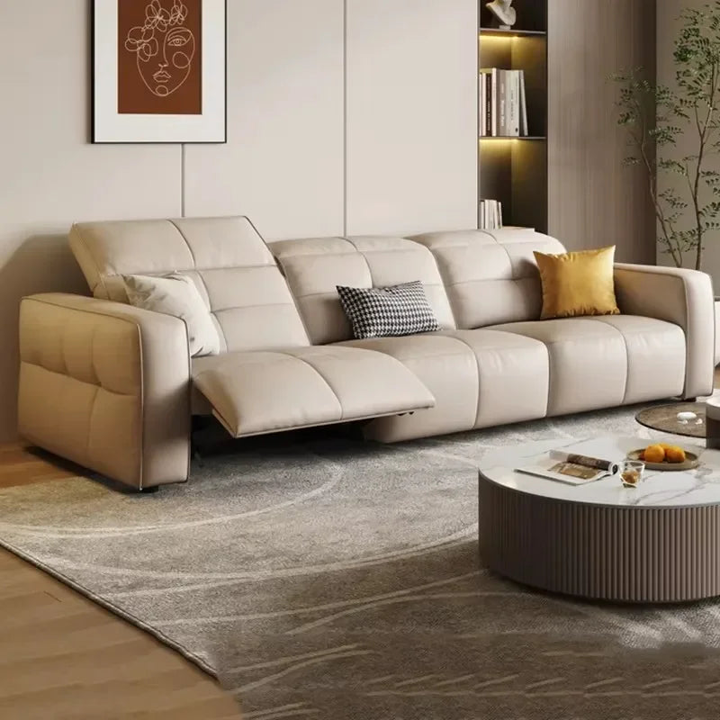Luxury Couch Reclining Sofas Leather Black Seating Power Office Reclining Sofas Massage Sillas De Escritorio Home Furniture
